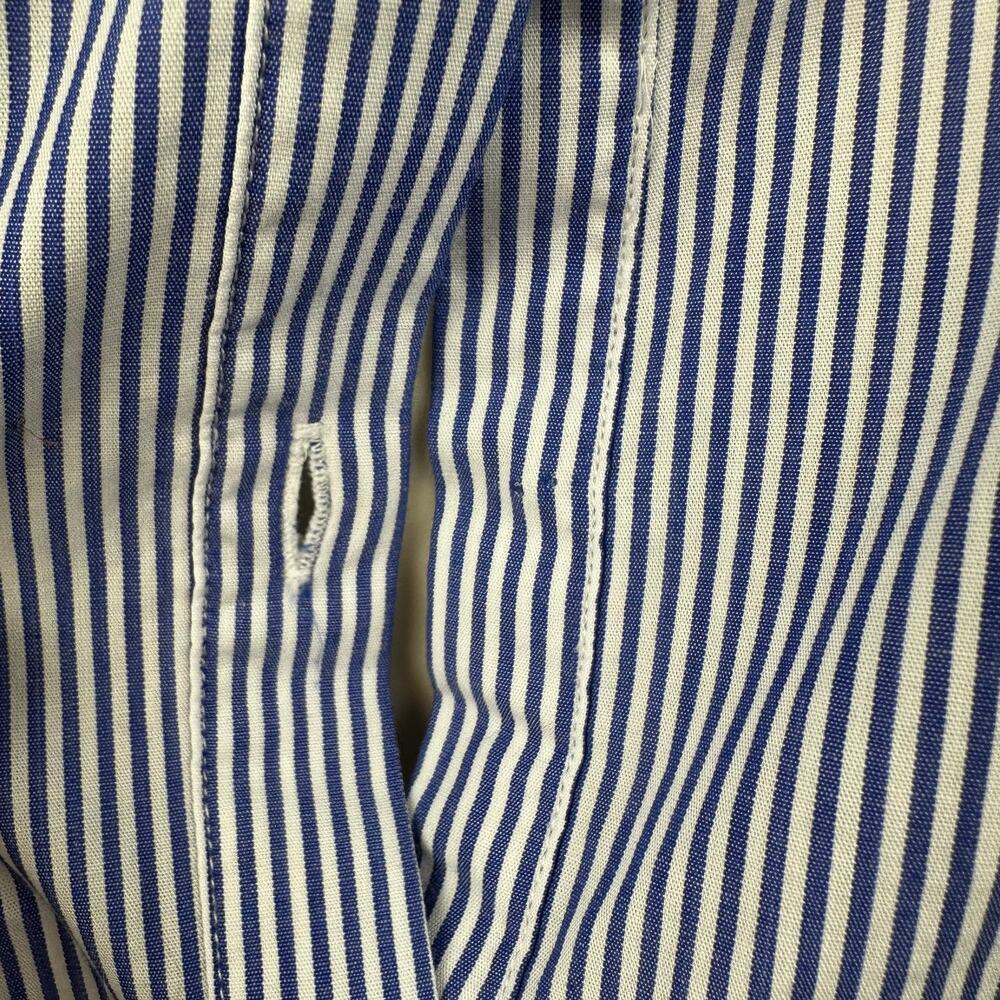 NEW Sanctuary Evereve Sorrel Tie Back Shirt Blouse Striped Nautical Blue XS - Picture 8 of 12
